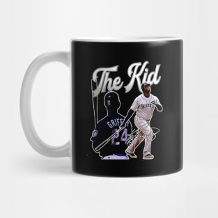 Ken Griffey Jr The Kid Basketball Legend Signature Vintage Retro 80s 90s Bootleg Rap Style Mug